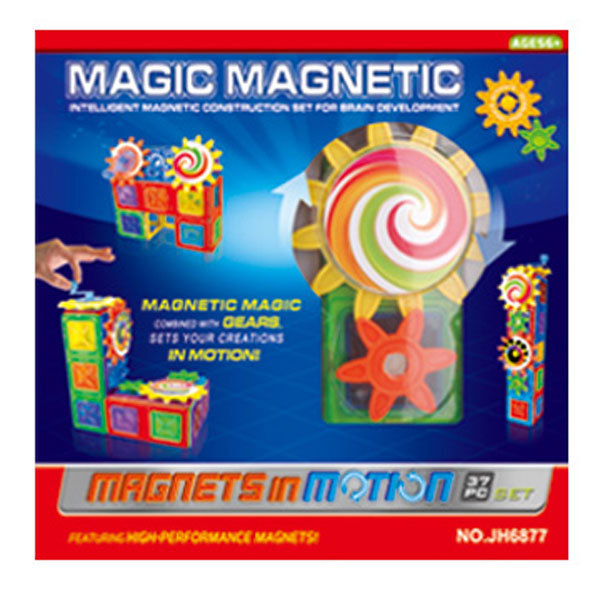 37pcs百变磁力片积木 磁性 塑料