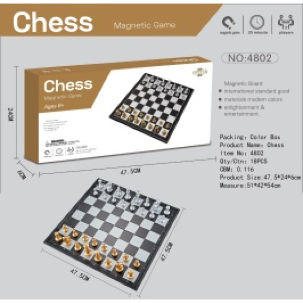 磁性金银国际象棋 树脂