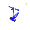 滑板车（带手刹可折叠） 滑板车 三轮 灯光 金属