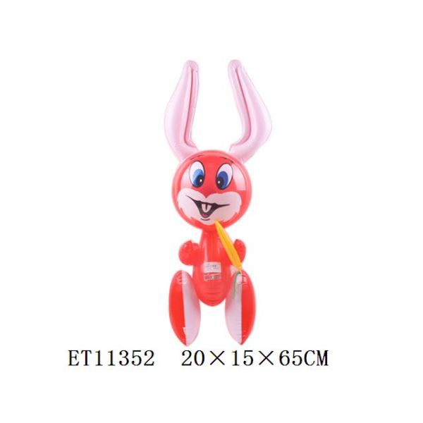 充气萝卜兔 塑料