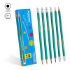 12PCS 六角杆铅笔 石墨/普通铅笔 HB 单色清装 木质