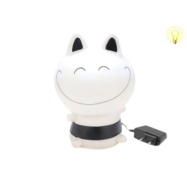 小猫台灯带充电器 塑料
