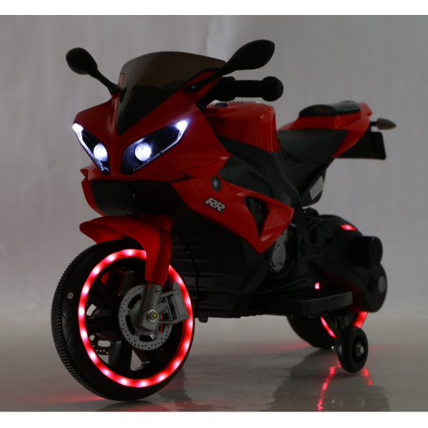 92*40*57cm摩托车(铝合金+塑料) 电动 电动摩托车 钥匙启动 实色 灯光 PP 塑料