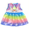 娃娃衣服-彩虹天使裙 娃娃衣服 18寸 布绒