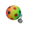 9寸圆点虹充气球 塑料