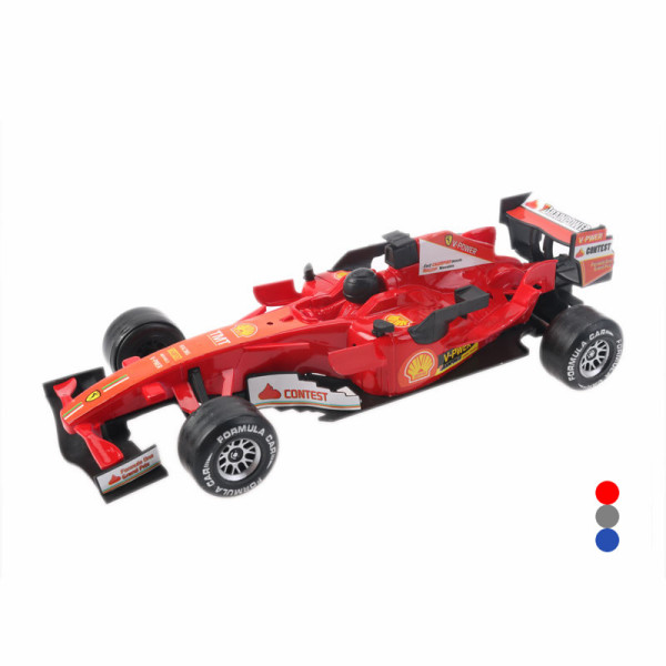 方程F1赛车红,银,蓝3色 惯性 喷漆 塑料