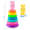 7层小兔子彩虹叠叠乐 2色 圆形 塑料