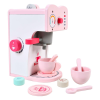 儿童木制玩具粉色咖啡机【16.3*15.5*21.4CM】 单色清装 木质