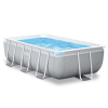 4米长方形管架水池套装大号支架泳池 塑料