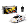兰博基尼警车，黄白2色混装 遥控 1:22 2通 暗窗 喷漆 实色 警察 塑料