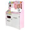 儿童木制玩具粉色公主厨房【58*26.5*85CM】 单色清装 木质