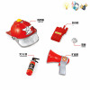 消防帽+扩音器 灯光 音乐 不分语种IC 包电 塑料