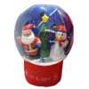 喷球圣诞老人+树 塑料