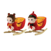 中国娃娃  儿童木马(带轮子) 木马 布绒