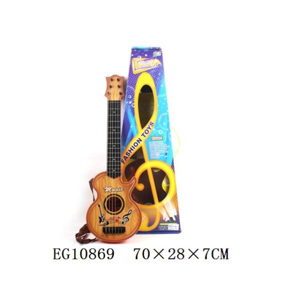 62cm真弦浅木纹模型吉他2色 塑料
