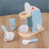 儿童木制玩具咖啡机【18.3*11*18.1CM】 单色清装 木质