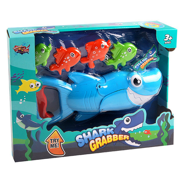 饥饿的鲨鱼抓小鱼游戏 塑料