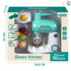7(pcs)过家家小家电厨房玩具搅拌机套装 卡通 电动 灯光 音乐 不分语种IC 塑料