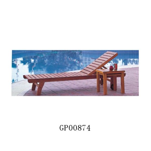 木条沙滩椅