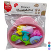 搪塑动物配浴池 粉/紫/蓝3色 塑料