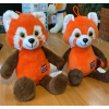 短毛橙色小熊猫毛绒玩具【26CM】 单色清装 布绒