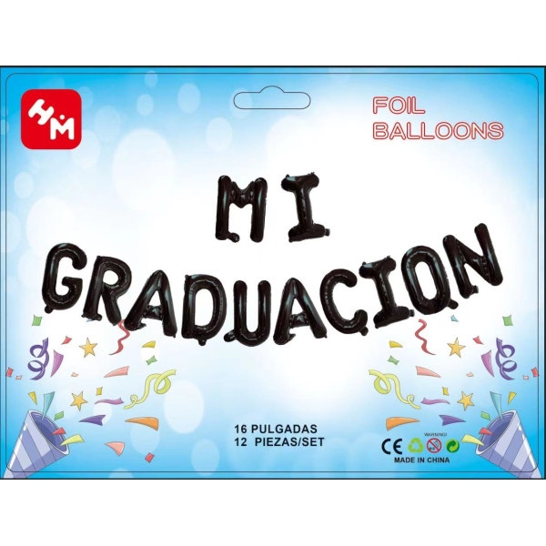 12pcs毕业套装生日派对铝膜气球 其它