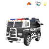 警车(12V,7AH,45W*2) 遥控 电动 实色 英文IC 灯光 音乐 PVC 塑料