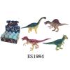 12PCS 12只4款11.3~13.8cm拼装喷漆恐龙 塑料