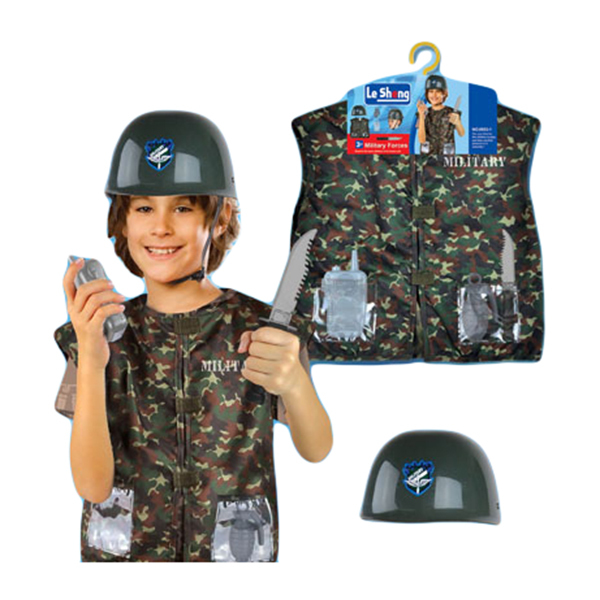 军事玩具套装带帽 通用 小码 布绒