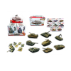 8PCS 8款4D拼装1弹坦克模型(中文包装) 塑料