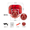 悬挂式小号球板+20cm塑料框+14cm篮球  塑料