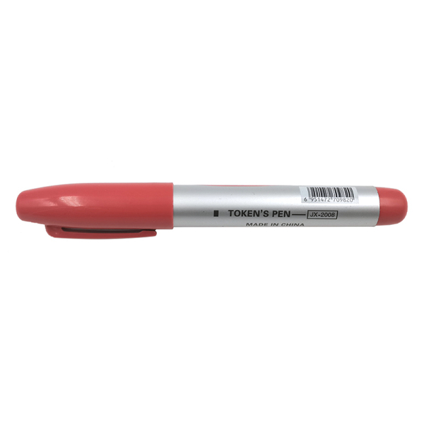10PCS 13.5*1.5cm 记号笔 红 红色 塑料