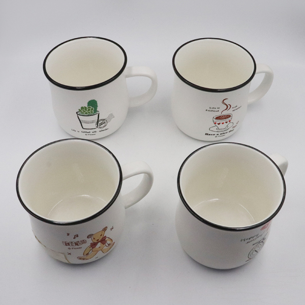 4款8.7*8.4cm咖啡杯 陶瓷