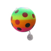 9寸点子彩虹充气球 塑料