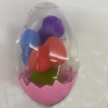 5个恐龙蛋装美妆蛋 通用 720 盒装 塑料盒 混色 塑料