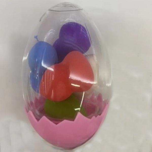 5个恐龙蛋装美妆蛋 通用 720 盒装 塑料盒 混色 塑料