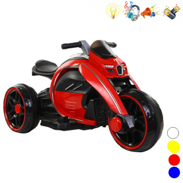 儿童电动车带USB 电动 电动摩托车 实色 不分语种IC 灯光 声音 音乐 塑料轮胎 塑料