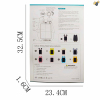 8款式8.5寸LCD彩色显屏液晶卡通萌版动物造型写字板 彩色磁板 包电 单面 写字板 塑料