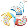 多功能益智双语婴儿月亮手机 按键式 卡通 声音 音乐 英文IC 塑料