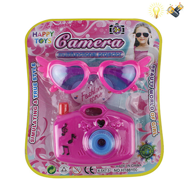相机带眼镜 灯光 包电 塑料
