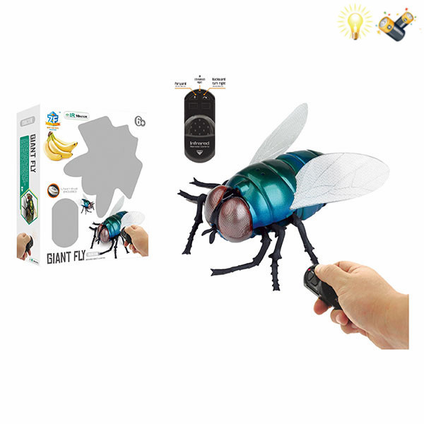 苍蝇 遥控 2通 灯光 包电 塑料