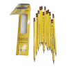 12PCS HB铅笔 2.2芯 石墨/普通铅笔 HB 混色 木质
