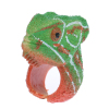 6PCS 12款青蛙/蜥蜴戒指 塑料