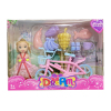 3.5寸实身娃娃带自行车,配件 塑料