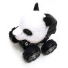 12PCS 熊猫越野车 回力 黑轮 塑料