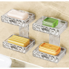 冰川纹双层肥皂盒 单色清装 塑料