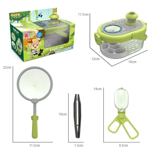 4pcs Children&#39;s Science and Education Outdoor Exploration-Insect Set