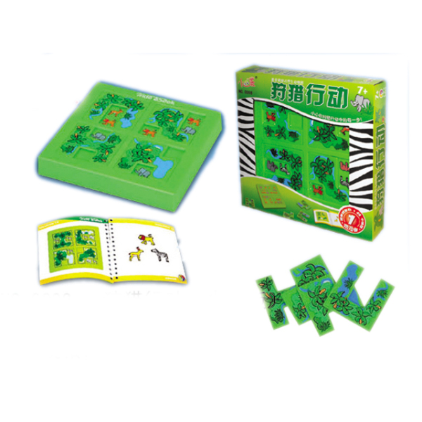 动物迷宫(中文包装) 塑料