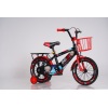 12寸儿童卡通贴纸运动带后座自行车 单色清装 金属