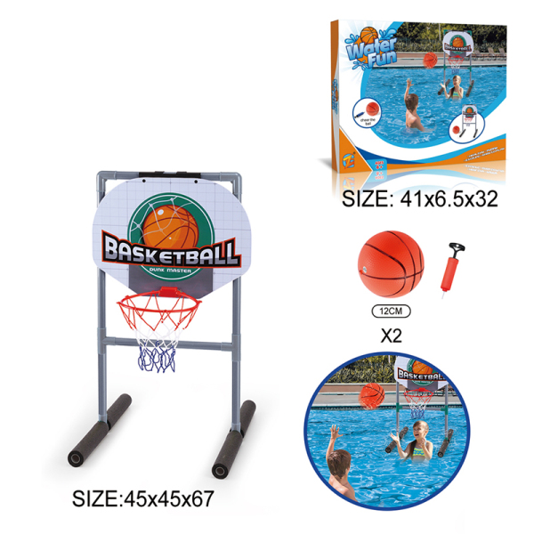 水上大篮球架 塑料